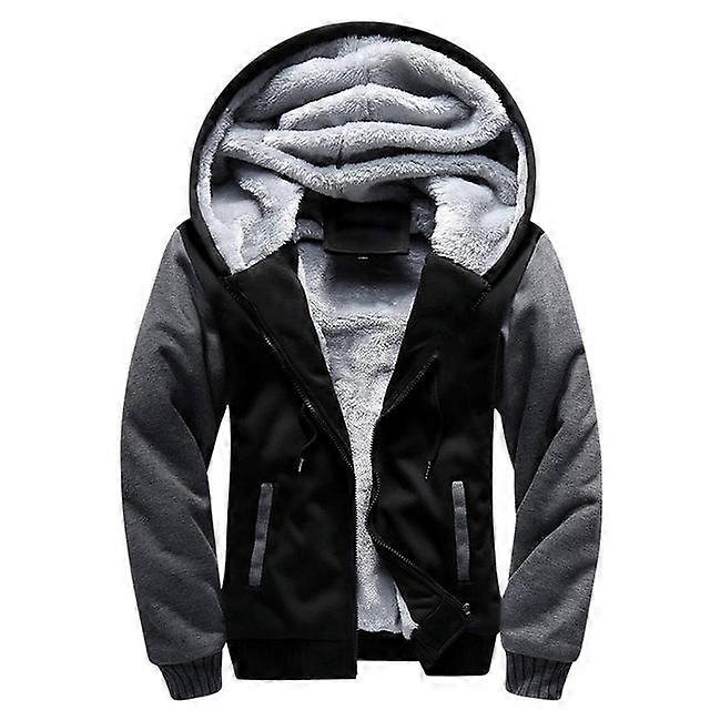 الرجال كبيرة 10xl الحرارية هوديي 8xl 9xl الخريف الشتاء طويلة الأكمام سستة جيب الأزرق الأحمر الأسود الرمادي سترة كبيرة قميص من النوع الثقيل