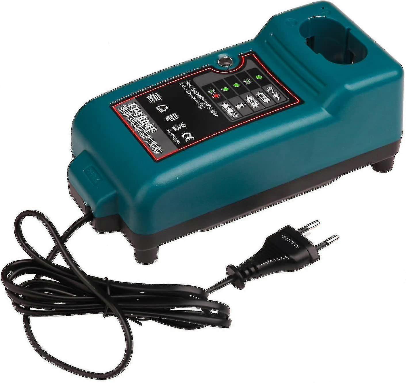 Ni-cd Ni-mh batterioplader til Makita-oplader Dc18ra, Dc1414 7.2v-18v batteriudskiftningskraft også