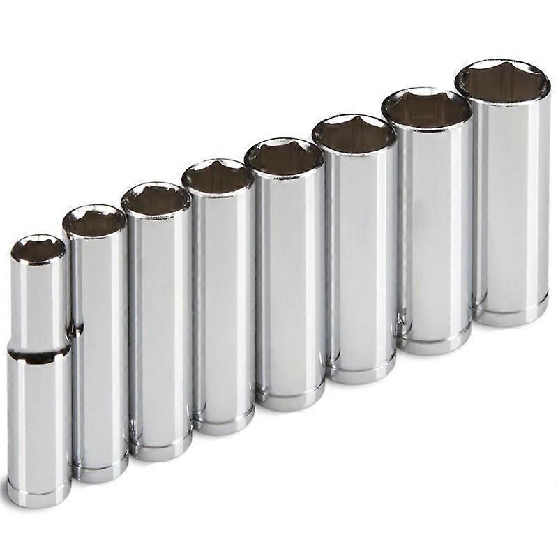 New Professional 8Pc 3/8-Inch Drive Deep Socket Set,Metric,10 Mm-19 Mm