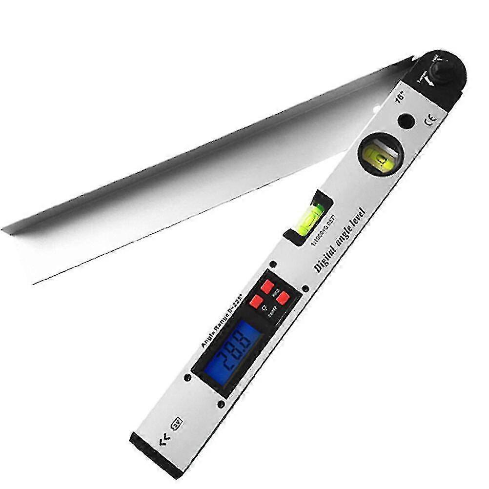 400mm Angle Gauge Level Meter Digital Display Level Digital Horizontal Ruler Digital Display Digital Display Digital Slope Meter (argintiu)