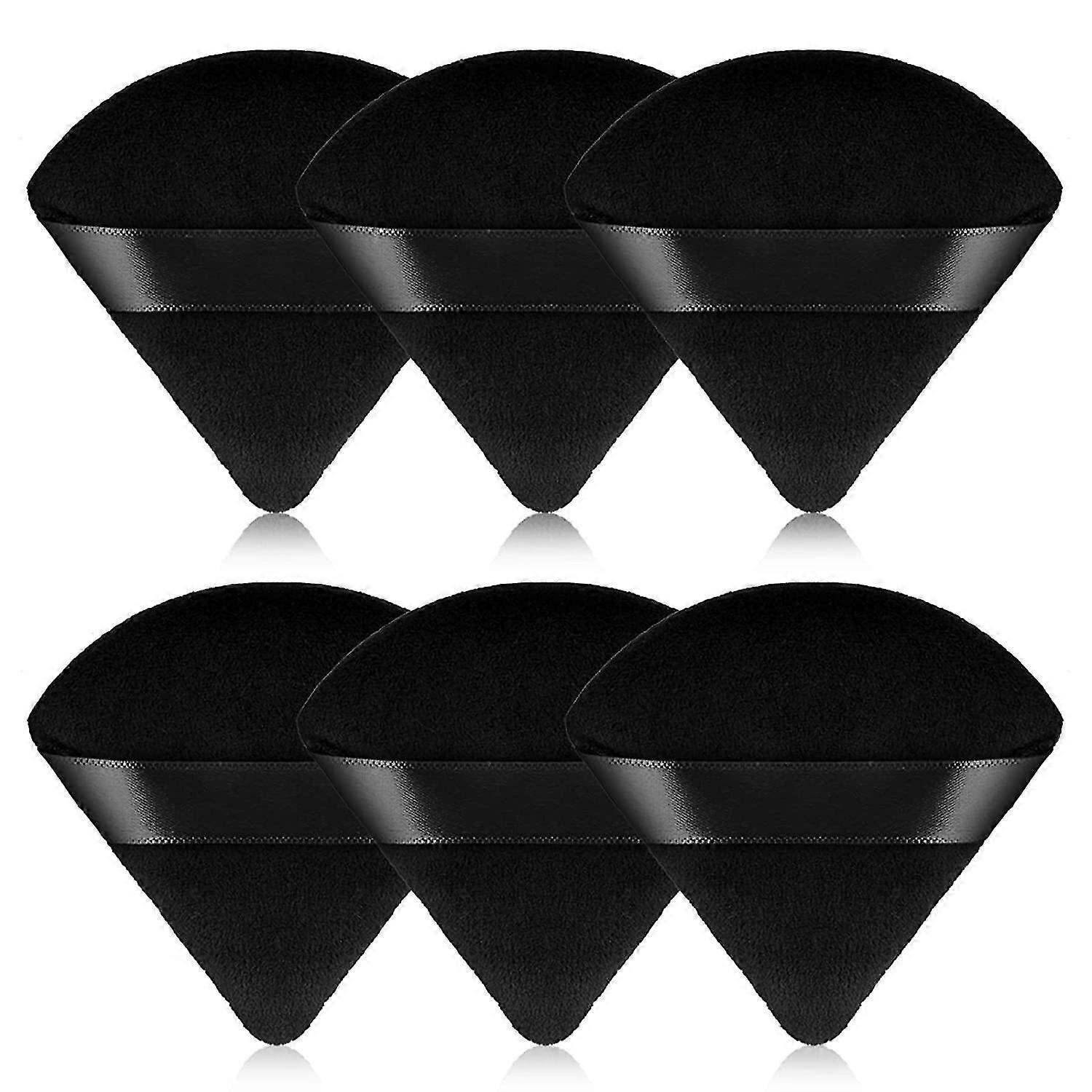 Triangle Shape Face Makeup Puff - 6 stycken - Lös puderfoundation
