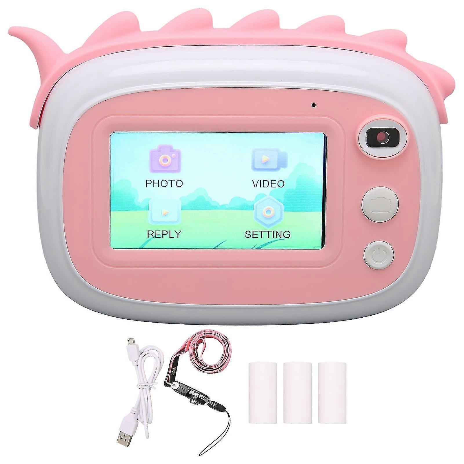 Children's Multifunctional Instant Print Camera, 3.0 Inch A6, for Ages 3 to 10