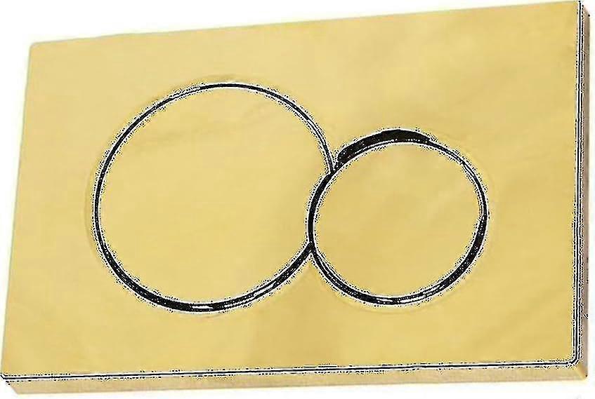 Geberit Sigma01 Dual Flush Plate Chrome Finish - Gold 115.770