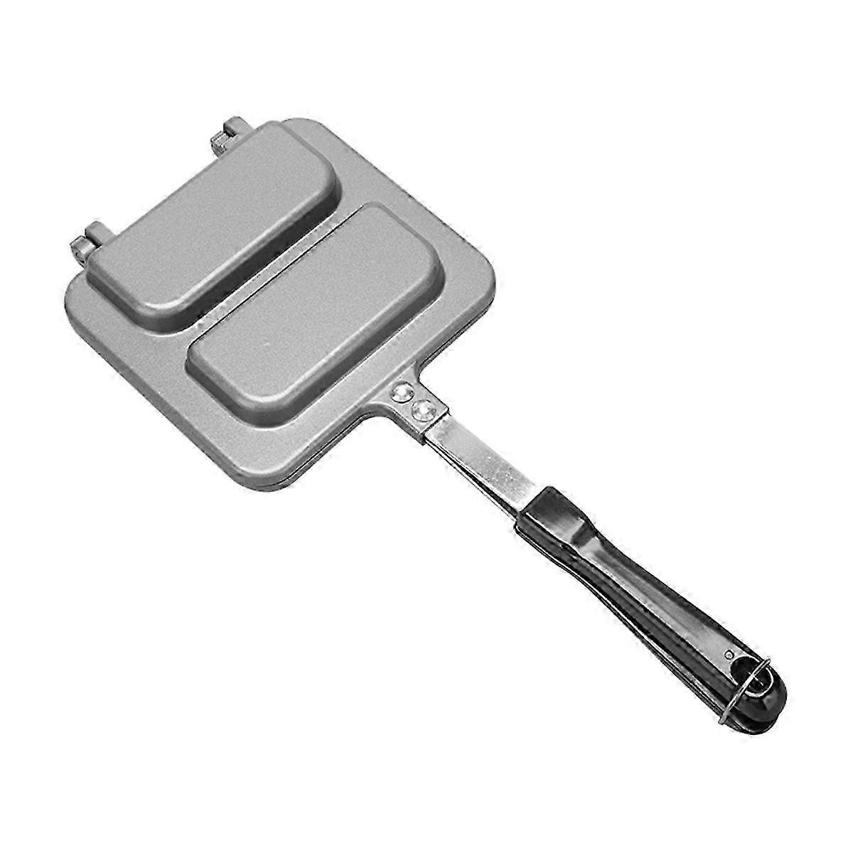 Double-Sided Sandwich Pan Mold Non-Stick Frying Pan for Breakfast Pancake Maker Bread Toast for Hou