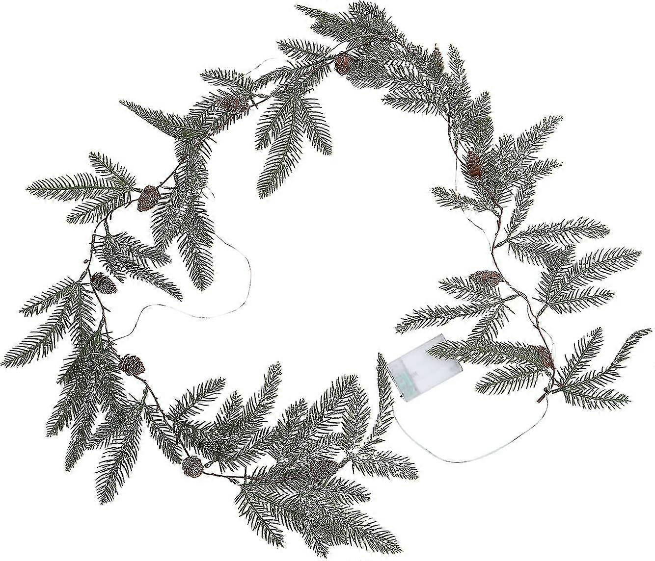 Christmas String Lights Garland Pinecone Red Berry Garland Fairy Light String Lights For Christmas Holiday Party Patio Decor