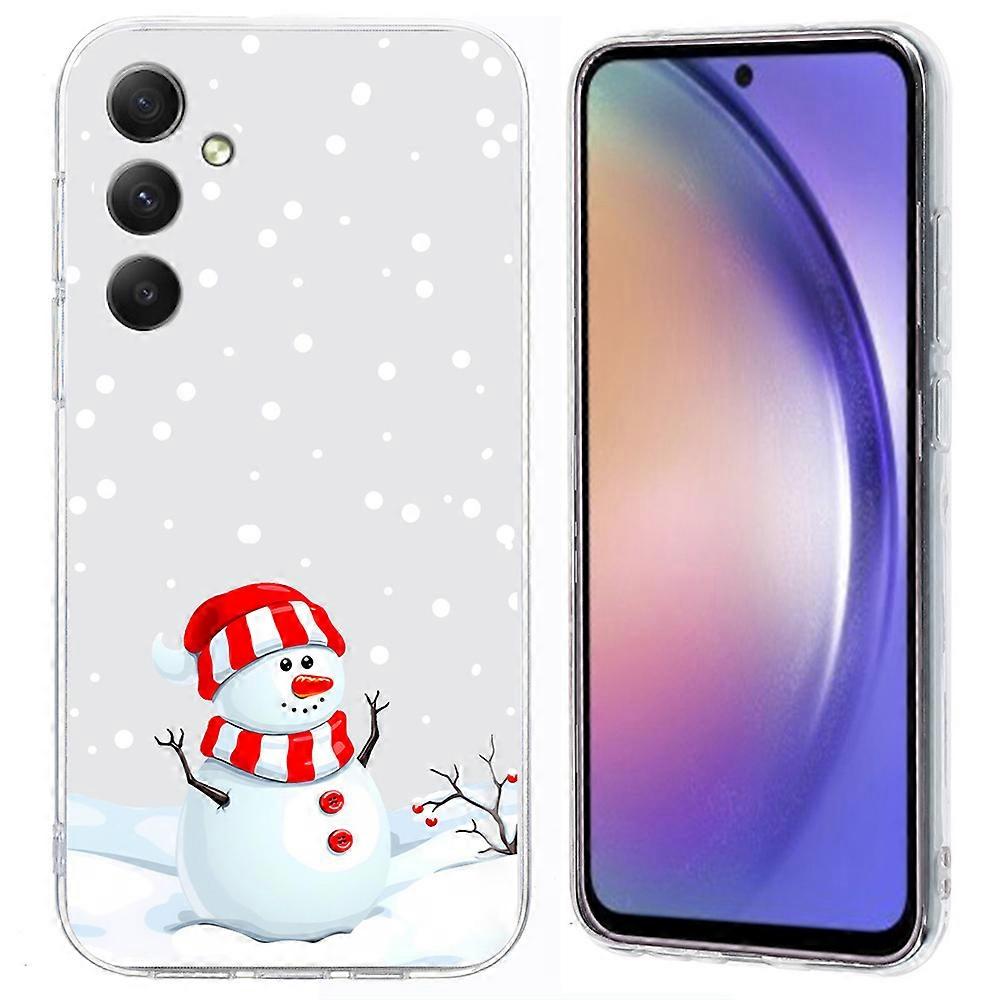 For Samsung Galaxy S25/ S24 Case Christmas Pattern Print Soft TPU Phone Protector