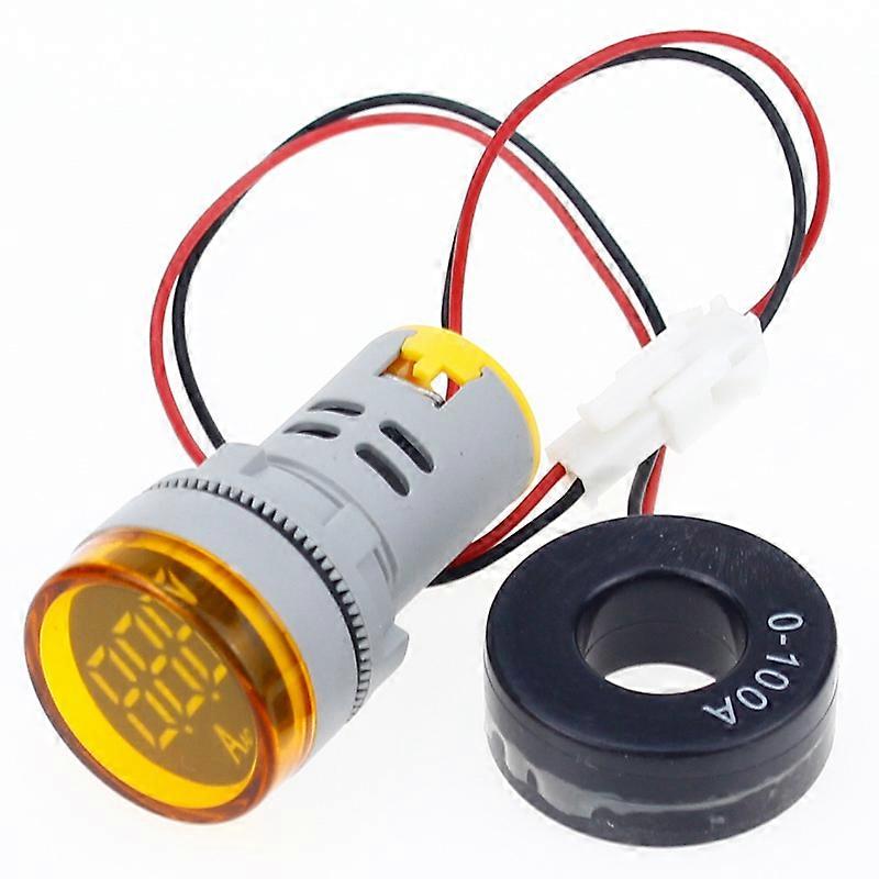 22mm AC50-500V 0-100A Amp &Voltmeter Ammeter Voltage Current Meter with CT Au23