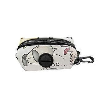 Dog Poop Bags Holder for Leash Cute Waste Bags Dispenser Portable Organizer