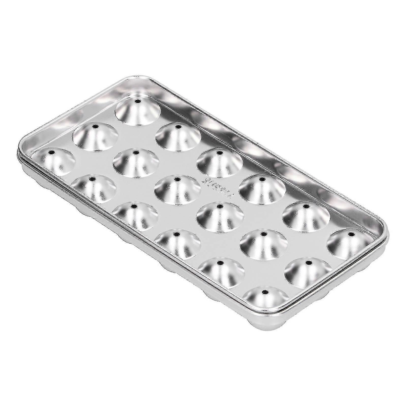 Edelstahl-Eiswürfelbehälter mit Deckel - Home Summer Kitchen Tool