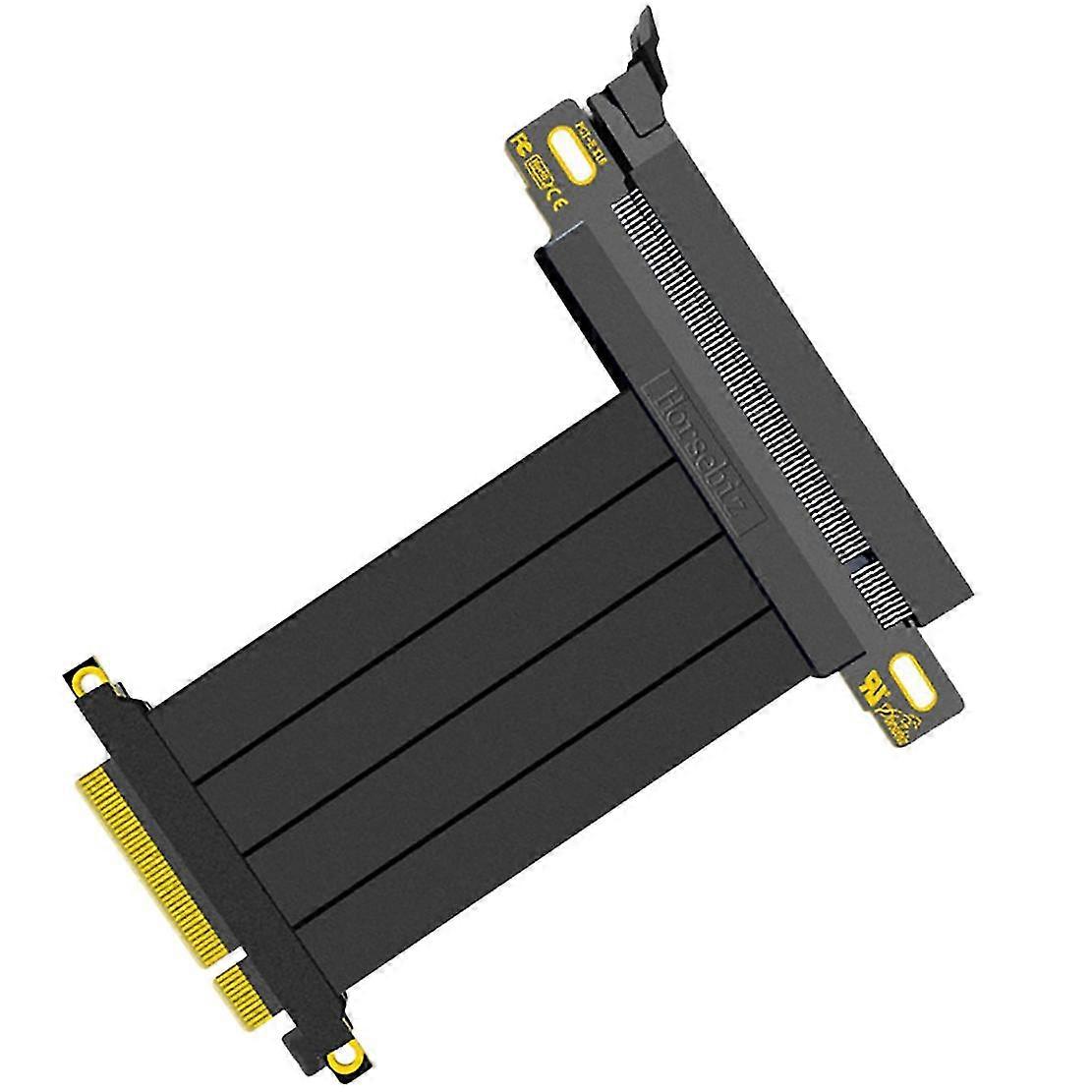 Pci-e 8x à 16x Flat Head Gpu Carte graphique Câble d’extension-20cm