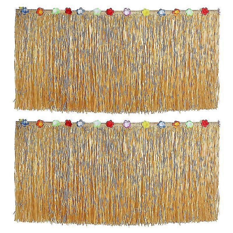 2pcs Plastic Desk Skirts