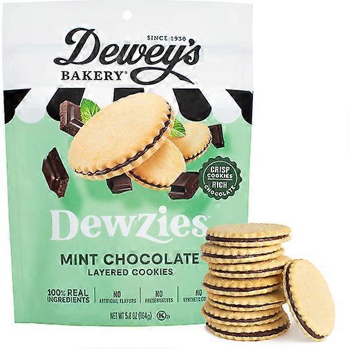 Dewey's Bakery Dewzies Layered Cookies Mint Chocolate