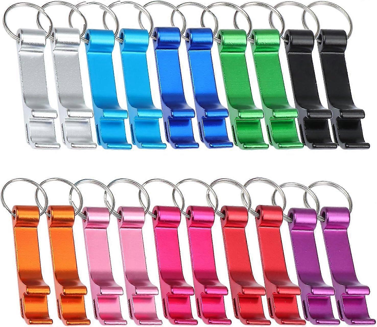 Lot Of 20 Bottle Openers With Key Ring