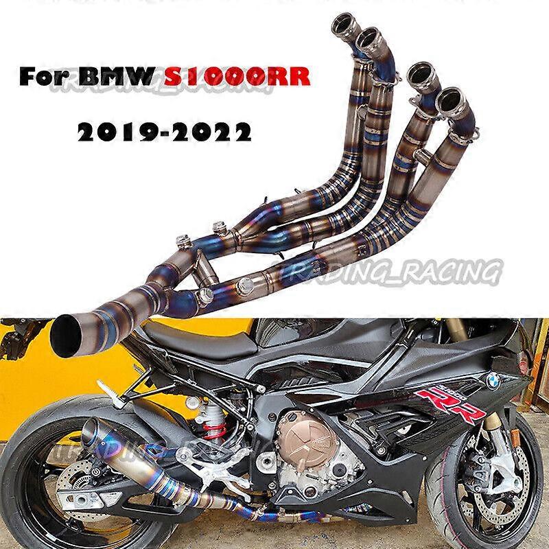 For BMW S1000RR 2019-2023 Modified Exhast Front Connect Link Pipe Header Slip On