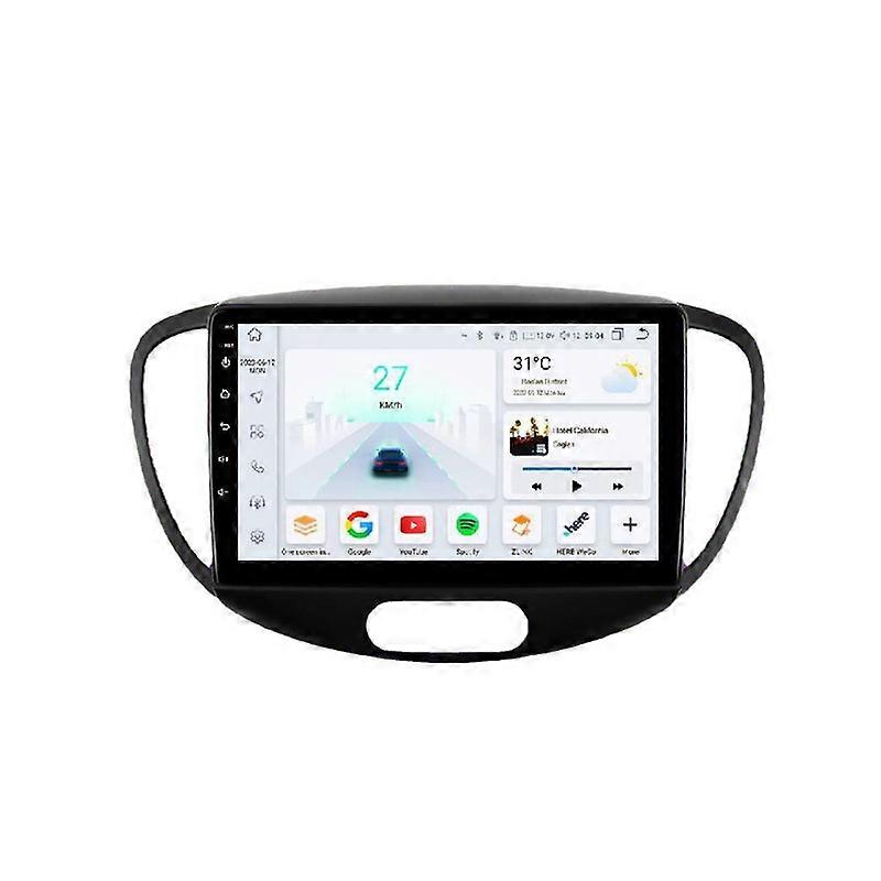 2 Din For Hyundai I10 2007-2013 Car Radio Carplay 4g 8-core Wifi Android Auto Car Stereo Car Multimedia Video Player GPS Navigation DSP RDS