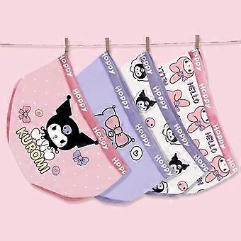 4Pcs Sanrios Cinnamoroll Kuromi Anime Kawaii Cotton Girl Baby