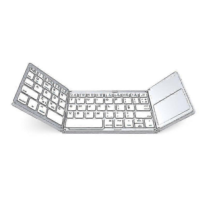 Universal Three Flipping Wireless Bluetooth-compatible Folding Mini Keyboard