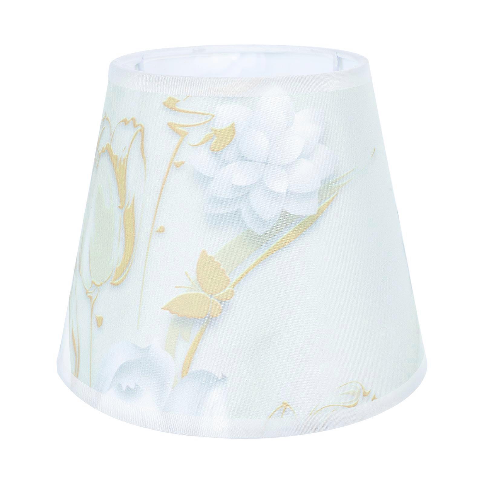 1pc Simple Cloth Craft Lampshade Desktop Lamp Cover DIY Decor Accessory