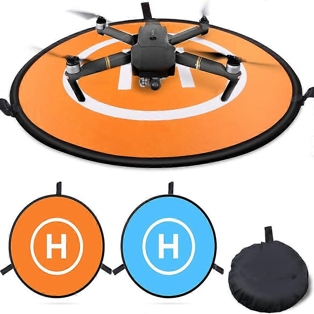Drone Landing Pad, Universal Waterproof D 75cm/30'' Portable Foldable Landing Pads for RC Drones Helicopter, PVB Drones