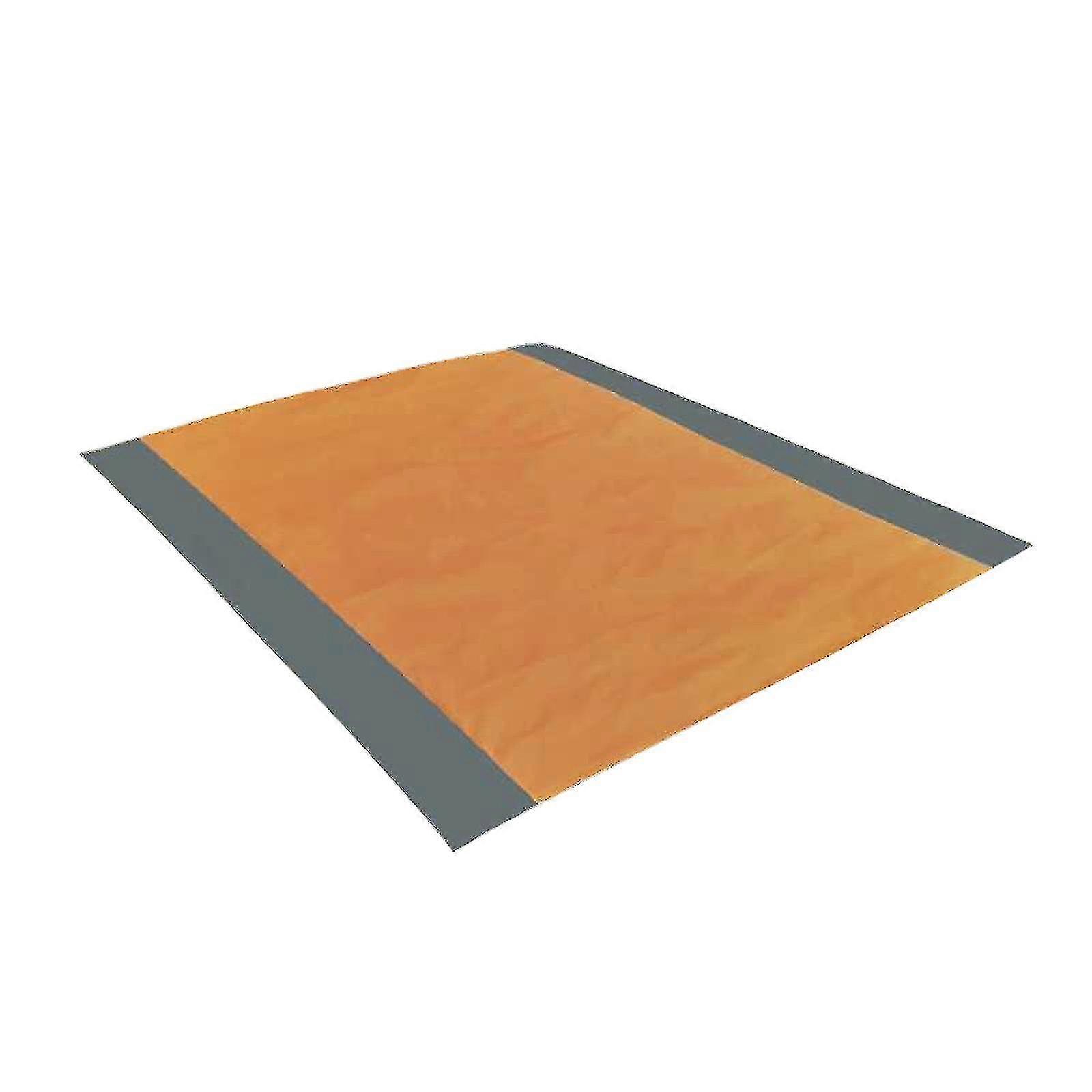 Dual Color Patchwork Picnic Mat Waterproof And Moistureproof Mat Outdoor Picnic Cloth Grassland Beach Mat Portable Picnic Blanket 1.4x2m
