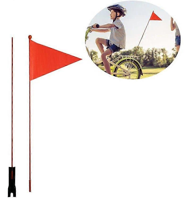 Rubyu Kinder Fahrradfahne Sicherheitswimpel, Fahrradwimpel, Fahrrad Wimpel  Fahne Neon Orange Fhnchen, mit Halterung fr Jungen Mdchen Radfahren |  Fruugo DE