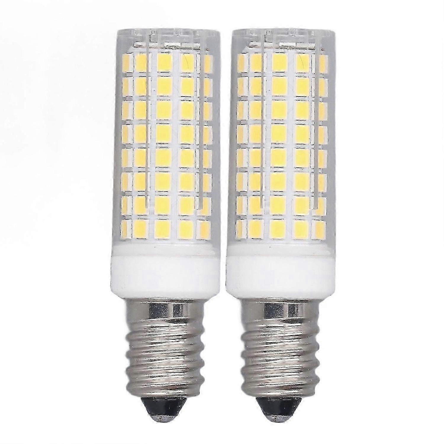 2 Pack Dimmable E14 10W LED Corn Bulb, Energy Saving 102 LEDs Light Bulb 100-120V