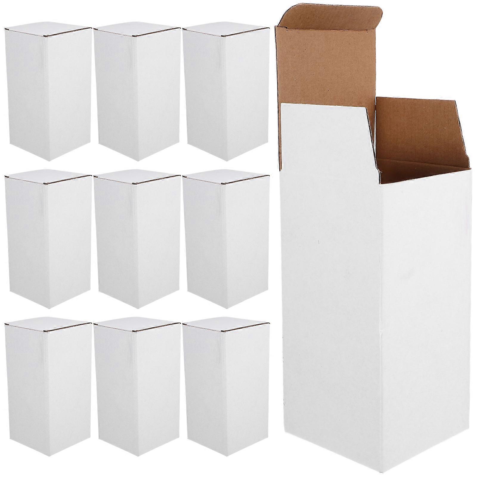10 Stück Wellpappverpackungsbox Multi-Grid-Verpackungsbox Weinflasche Tragebox Versand Wellpappschachtel