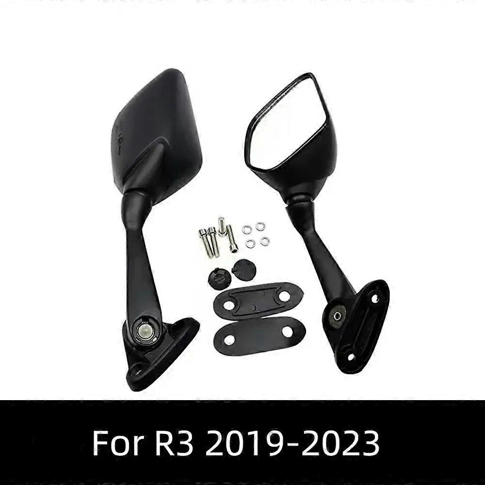 Moottoripyörän taustapeilit, heijastin, sivupeilit, moottoripyörätarvikkeet, sopivat R3 2019, 2020, 2021, 2022, 2023