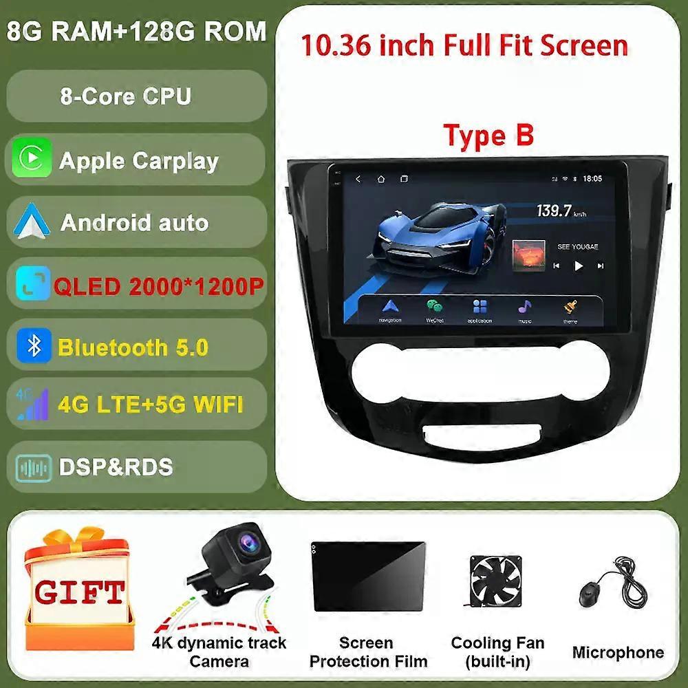 2k For Nissan X-trail Xtrail X - Trail 3 T32 2013 - 2022 Qashqai 2 J11 Car Radio Multimedia Video Player Navigation Stereo Gps