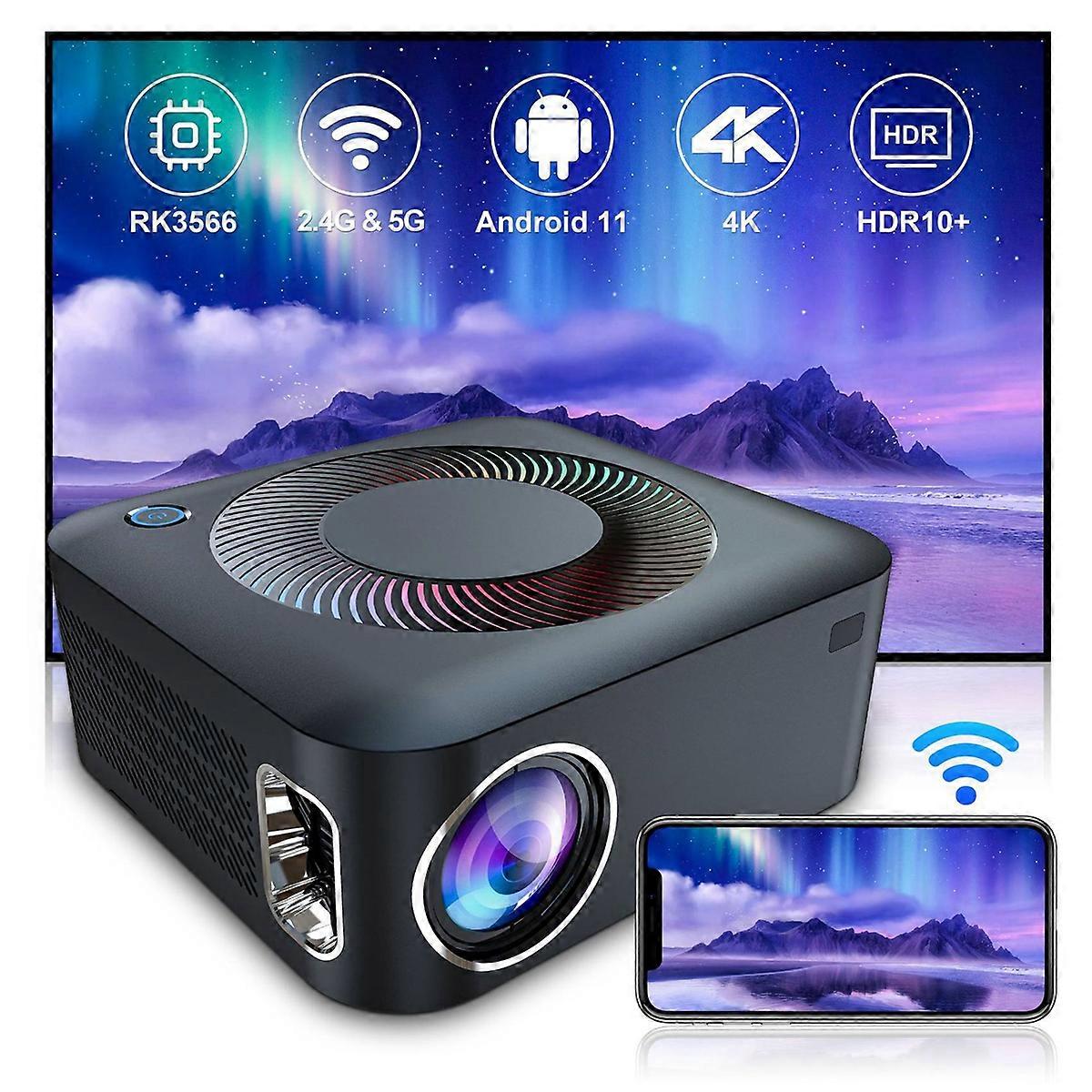 X5 Projector Smart 1080P Full HD Movie Proyector Support 4K Video Projector 2+16G Home Theater WIFI