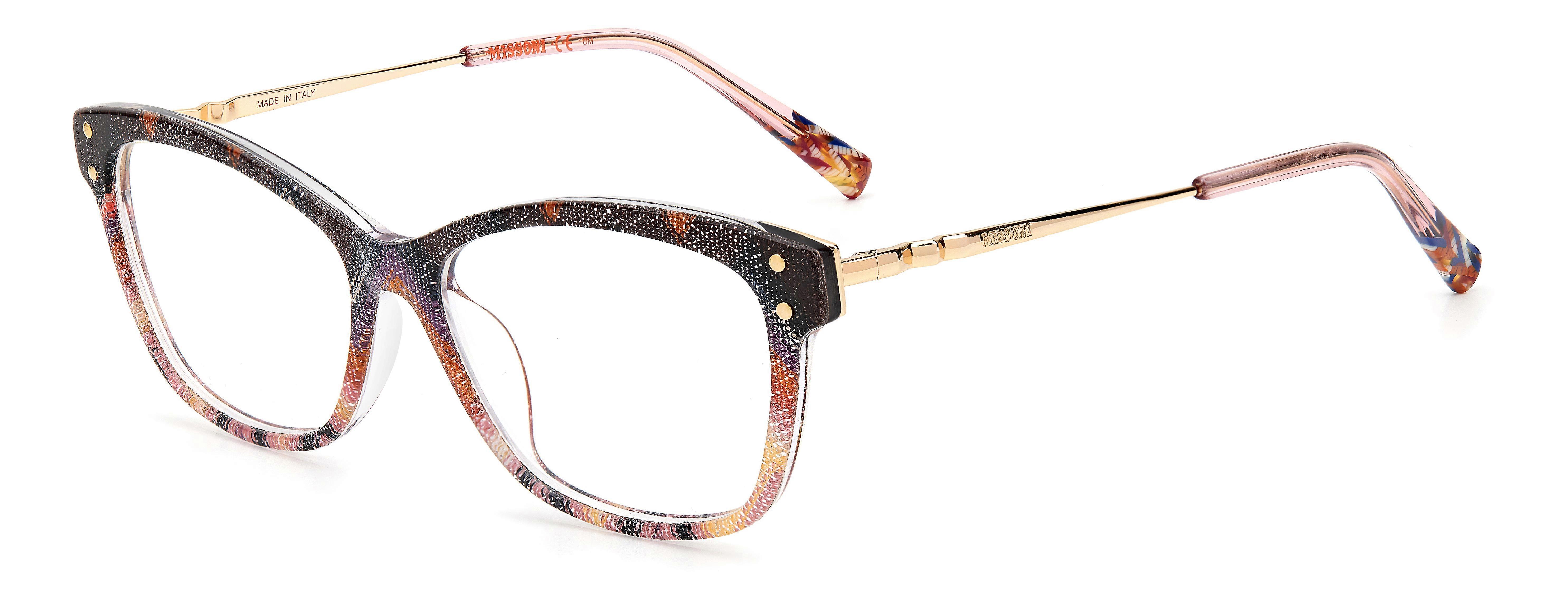 Eyewear Frames MISSONI MIS 0006 OBL PATTERN PINK 53/15/140 WOMAN