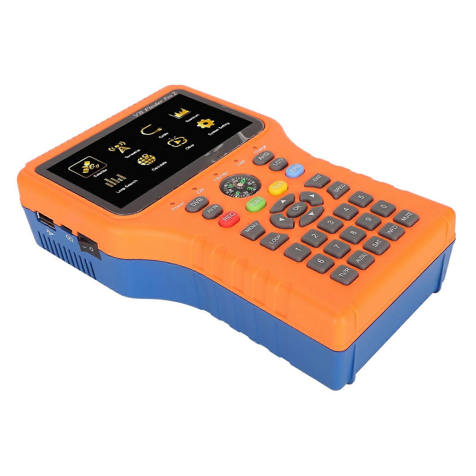 V8 Finder Pro 2 Satellite Signal Meter 4.3" LCD 4000mAh EU Plug