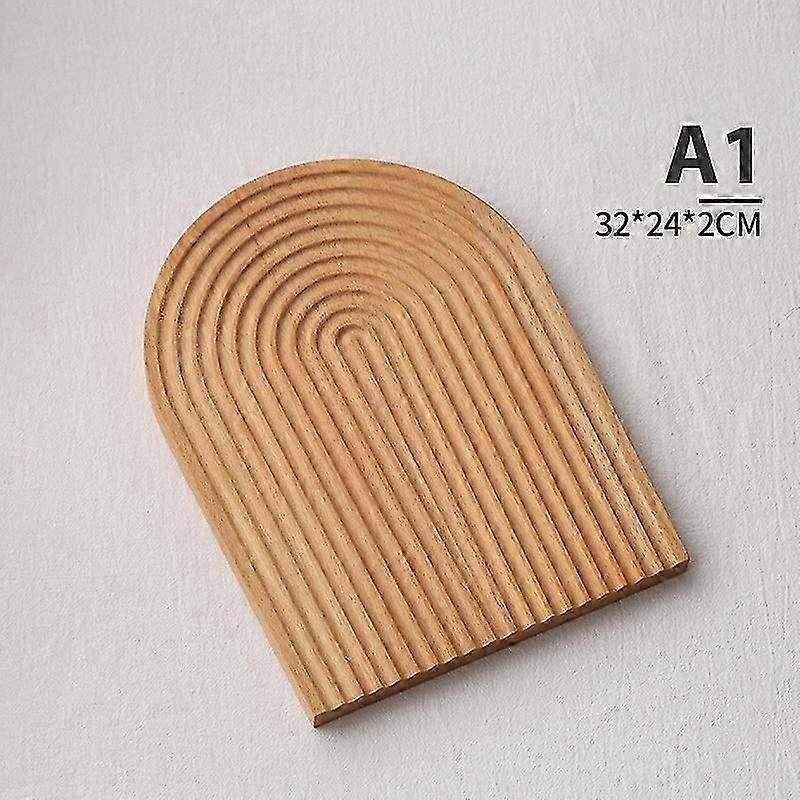 Water Ripple Bread Dessert Tray Cutting Chopping Board Creative Geometric Design Placement Plate Curved Surface Art Mold