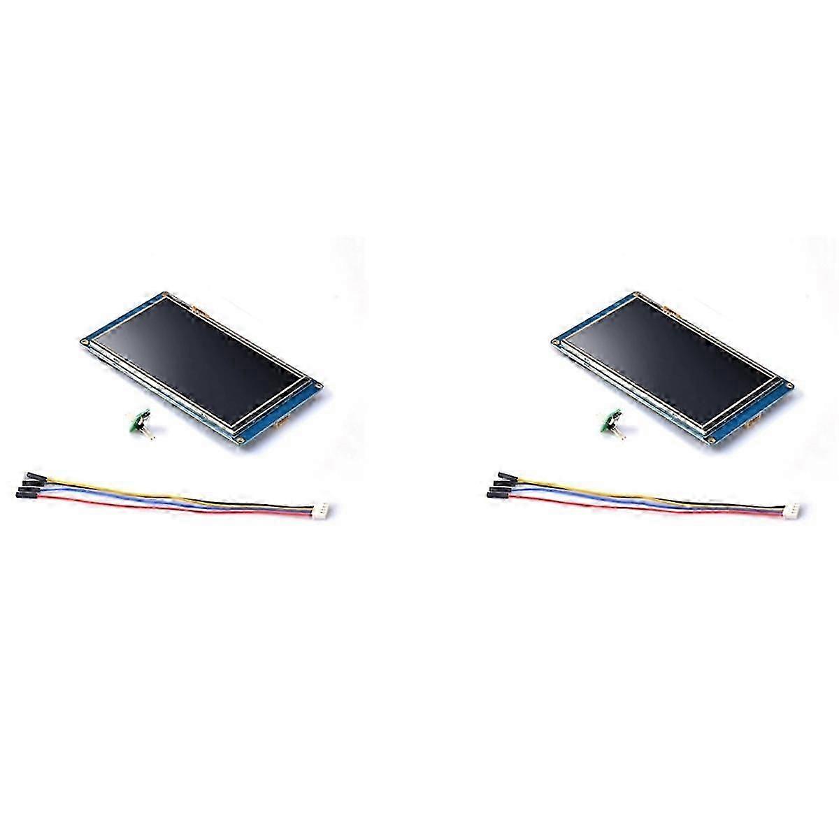 2X HMI LCD Touch Display NX8048T050 5-Inch Human-Machine Interface HMI Resistive Display Enhanced S
