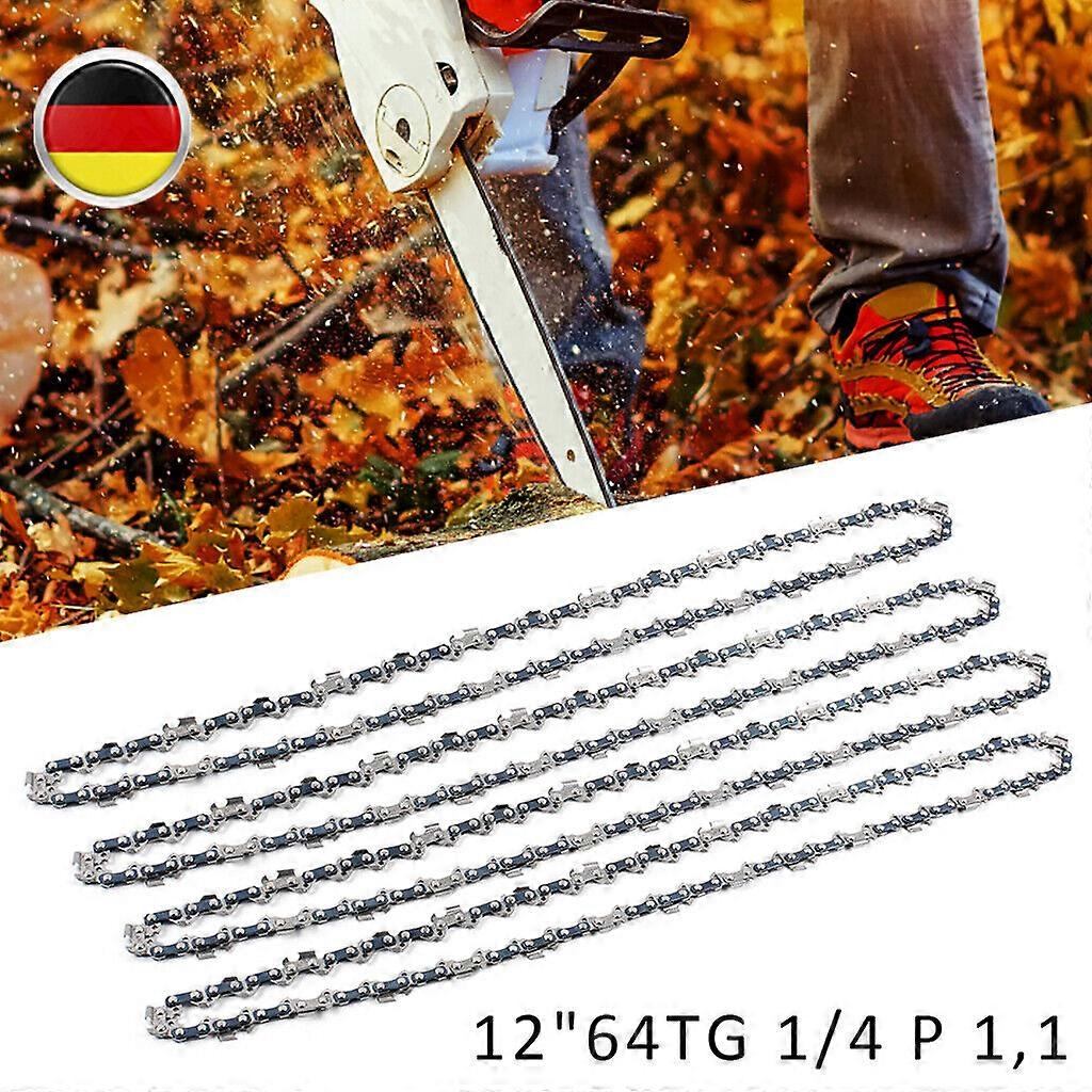 4 x saw chain 1/4 64TG 1.1mm suitable for Husqvarna Stihl MSA 120 140 160 193T