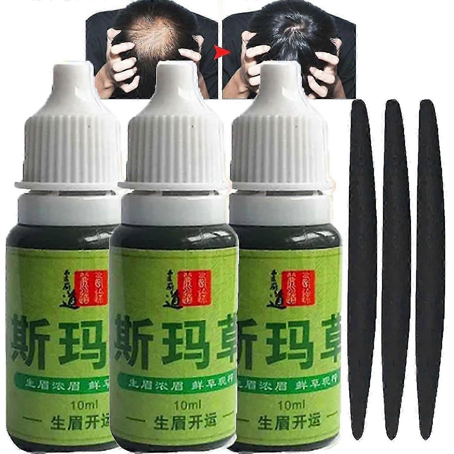 Usma Grass Juice Hair Growth Liquid - Ορός ανάπτυξης μαλλιών φρυδιών - Good Luck Boosting Formula