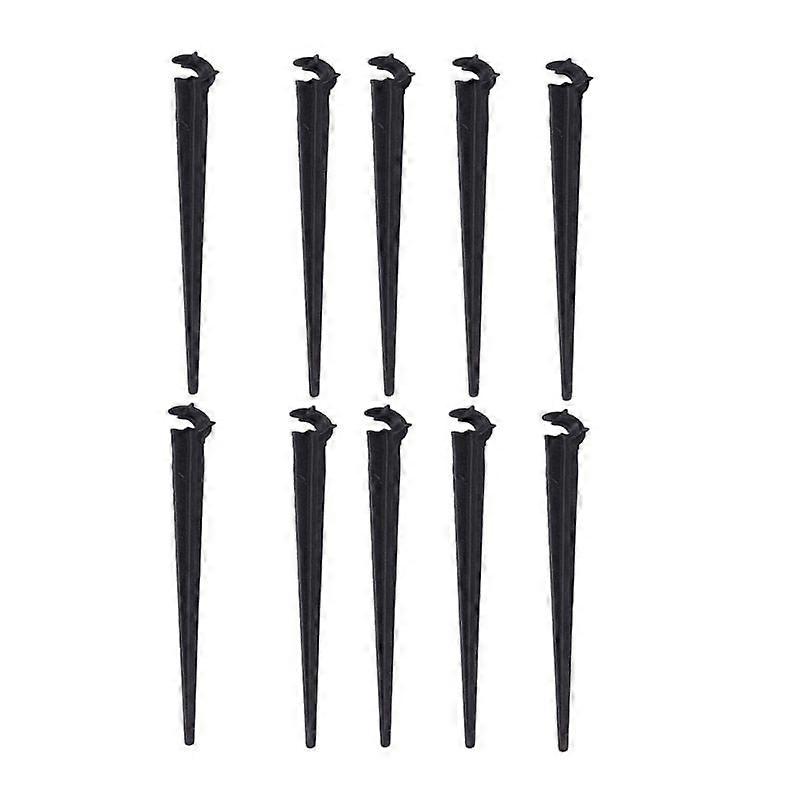 Hose Drip Irrigation Ground Insertion Stakes Fixing C-Shape Hook Fixed Stem Holder