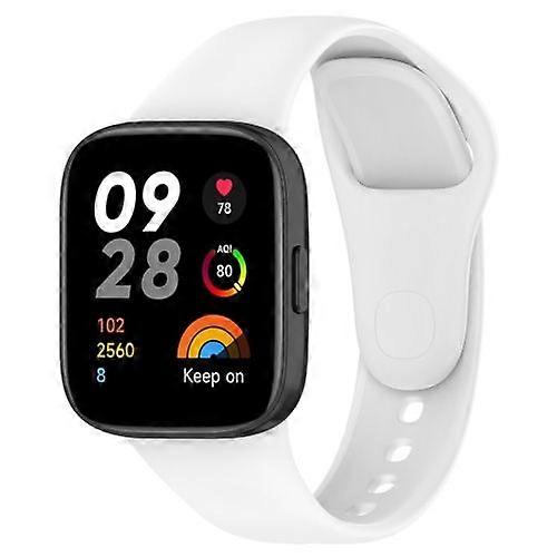 For Redmi Watch 3 Loop Type Solid Color Silicone Watch Band