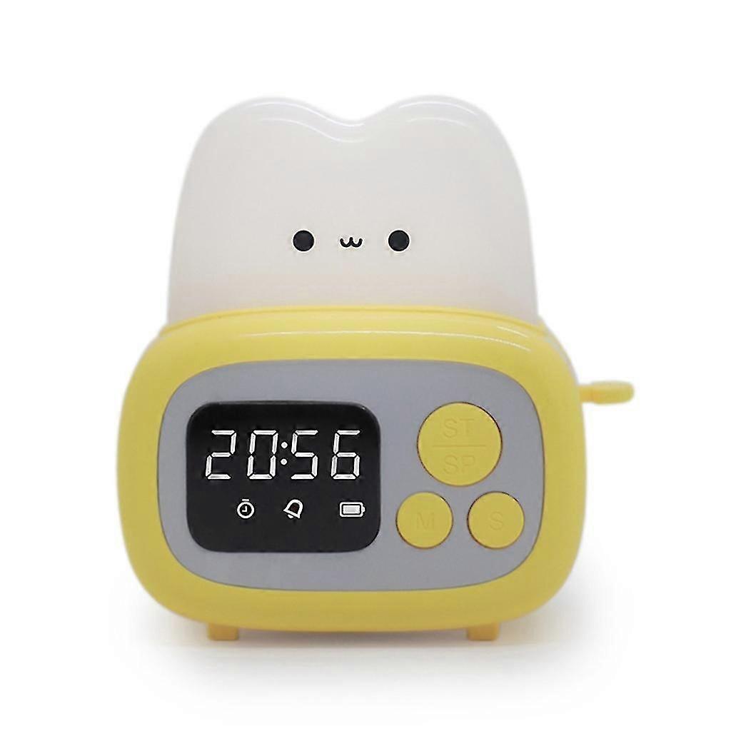 Bread Machine Shaped Alarm Clock Lamp Bedroom Dormitory Party Background