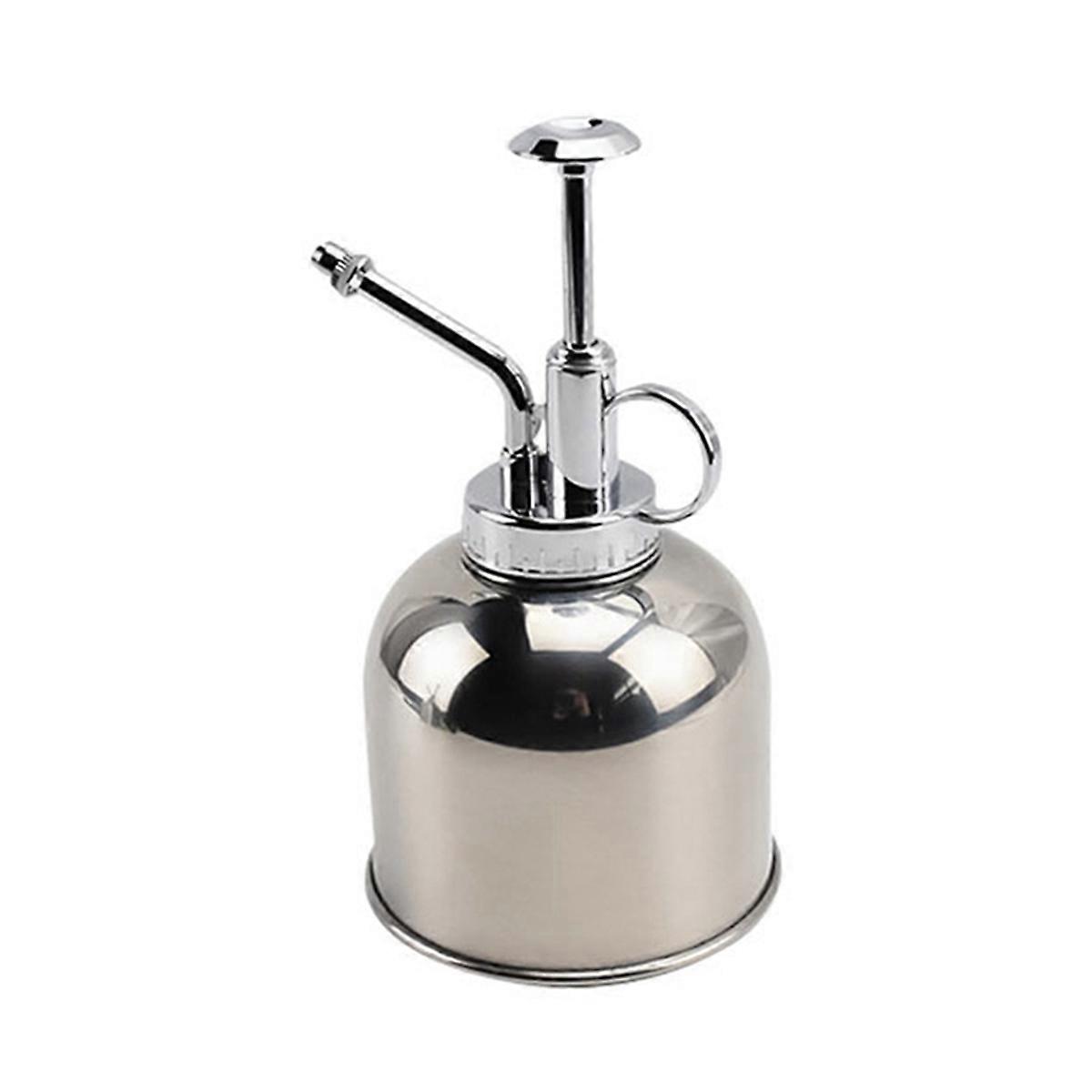 Stainless Steel Plant Sprayer Small Watering Can with Top Pump