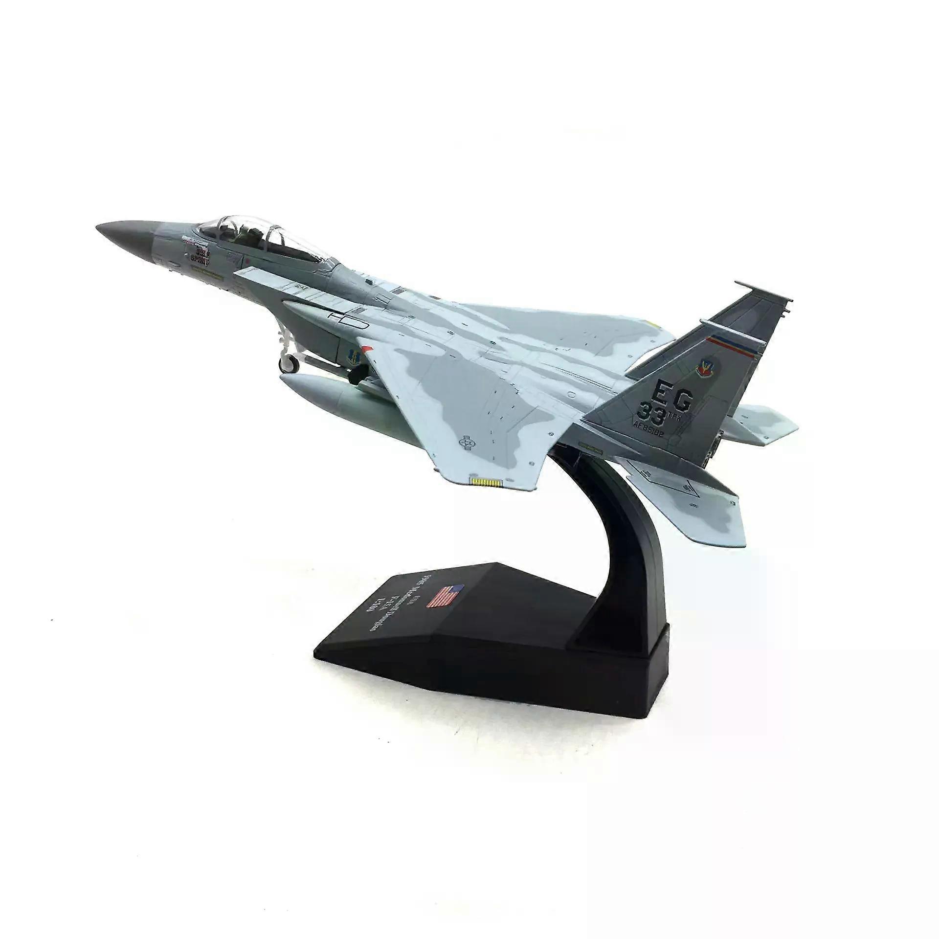 1/100 U.S. F-15C American Eagle Supersonic Fighter Simulation Alloy Aircraft Model Desktop Ornaments Gifts