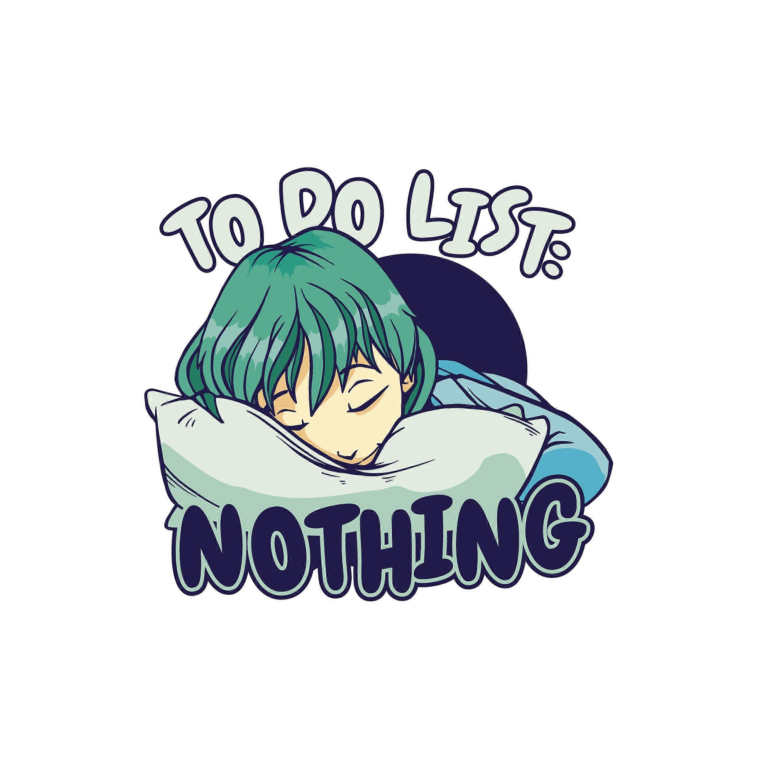 Iron-on patch ANIME To-do-List: Nothing