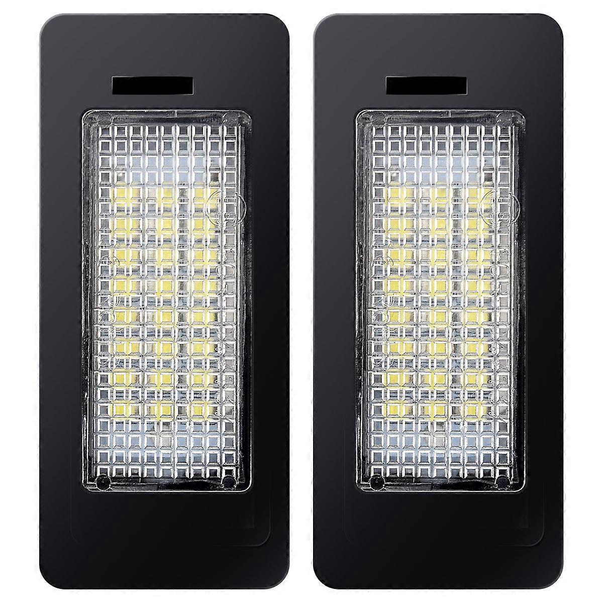 Pair Error Free 24 3528 LED License Plate Light Lamp for E39 E60 E61 E90 5 Series