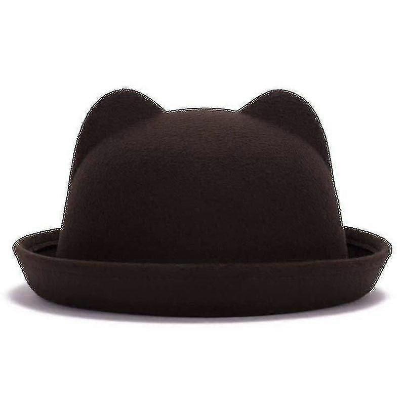 Parent-child Bowler Wool, Fedora Hats