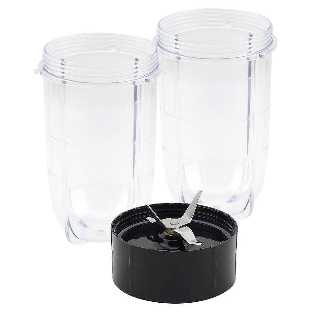 Replacement Blade + 2Pcs 16Oz Cup Set for , Replacement Parts Compatible with 250W MB1001 Blender