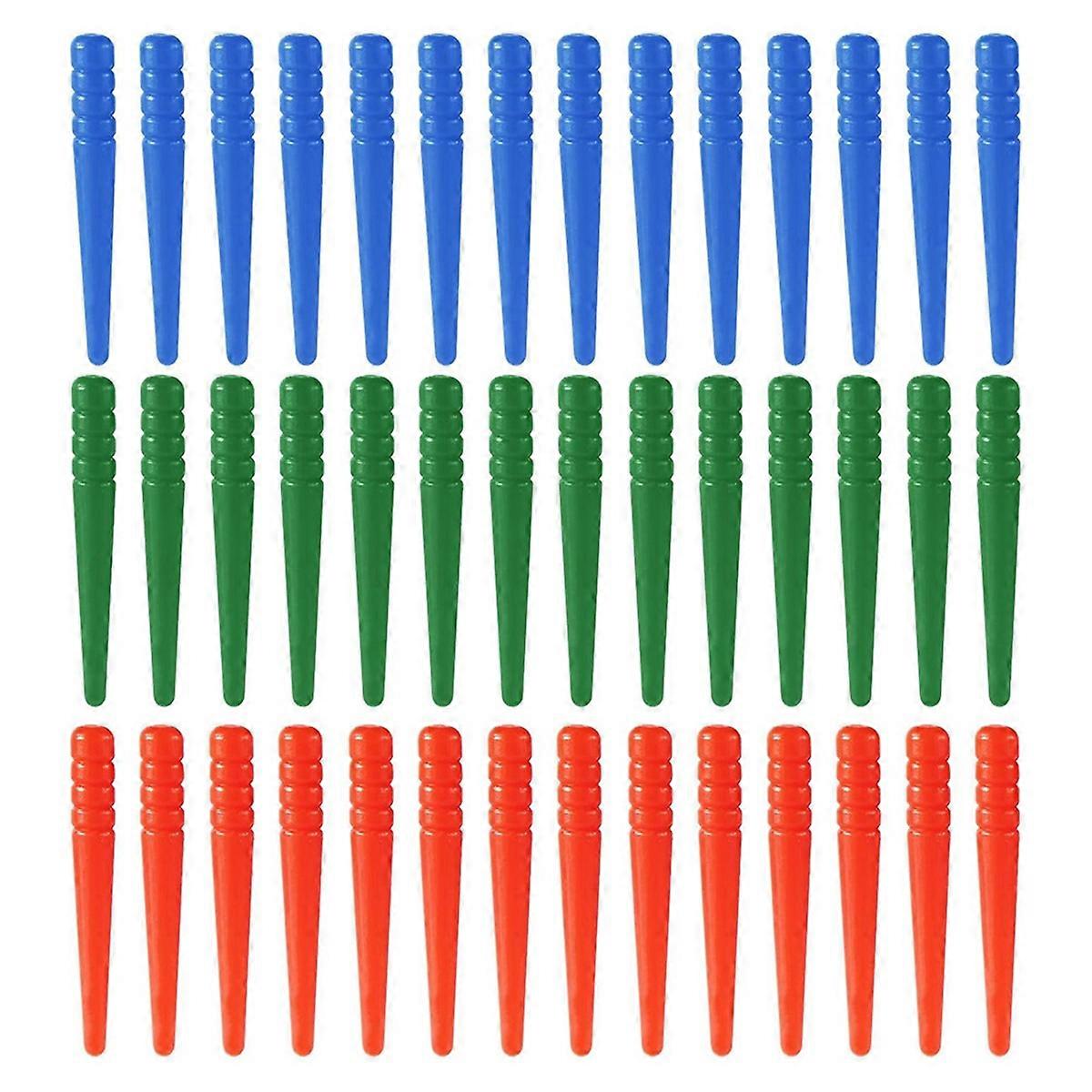 105Pcs Cribbage Board Pegs, Tapered Design Cribbage Pegs (3 Colors)
