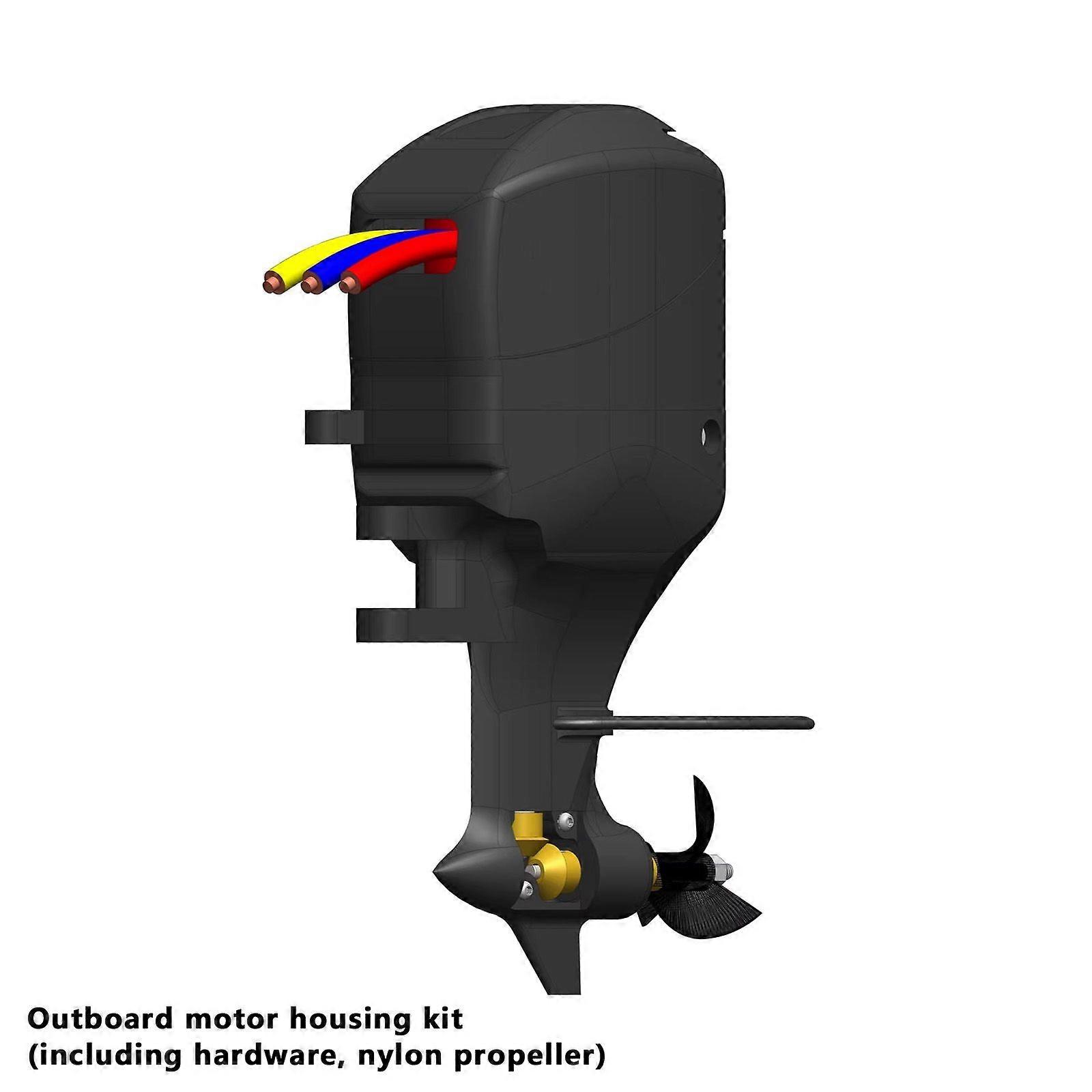 نموذج محرك خارجي للسباق 400 بمقياس 1:8، نسخة طبق الأصل من محرك القارب بتفاصيل عالية