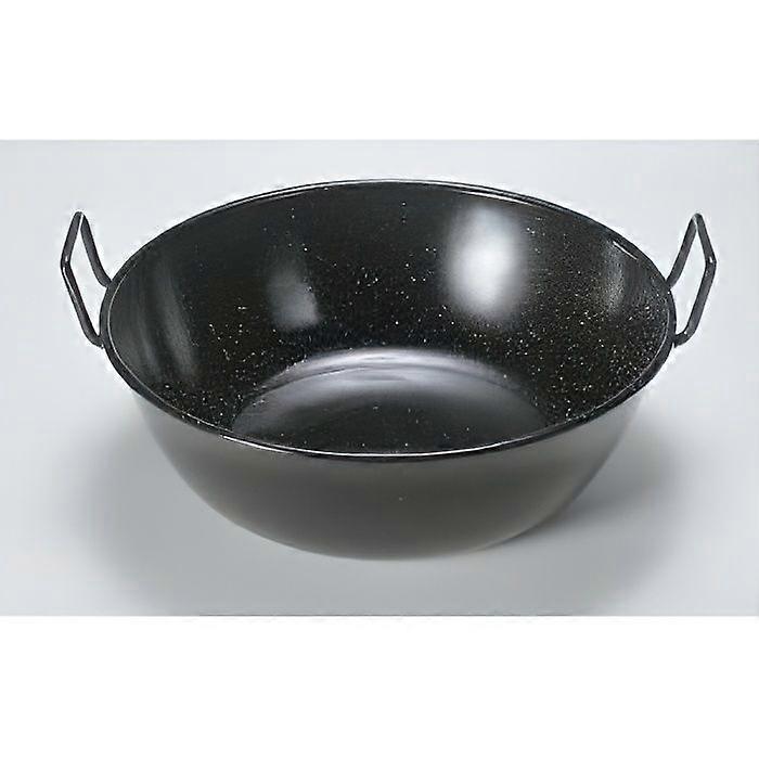 Emaljerad stålplatta ihålig 36 cm