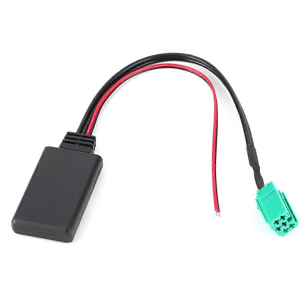 6‑Pin Stereo Bluetooth Module Auto Car Input Cable Adapter Fit for Renault Clio Espace Laguna