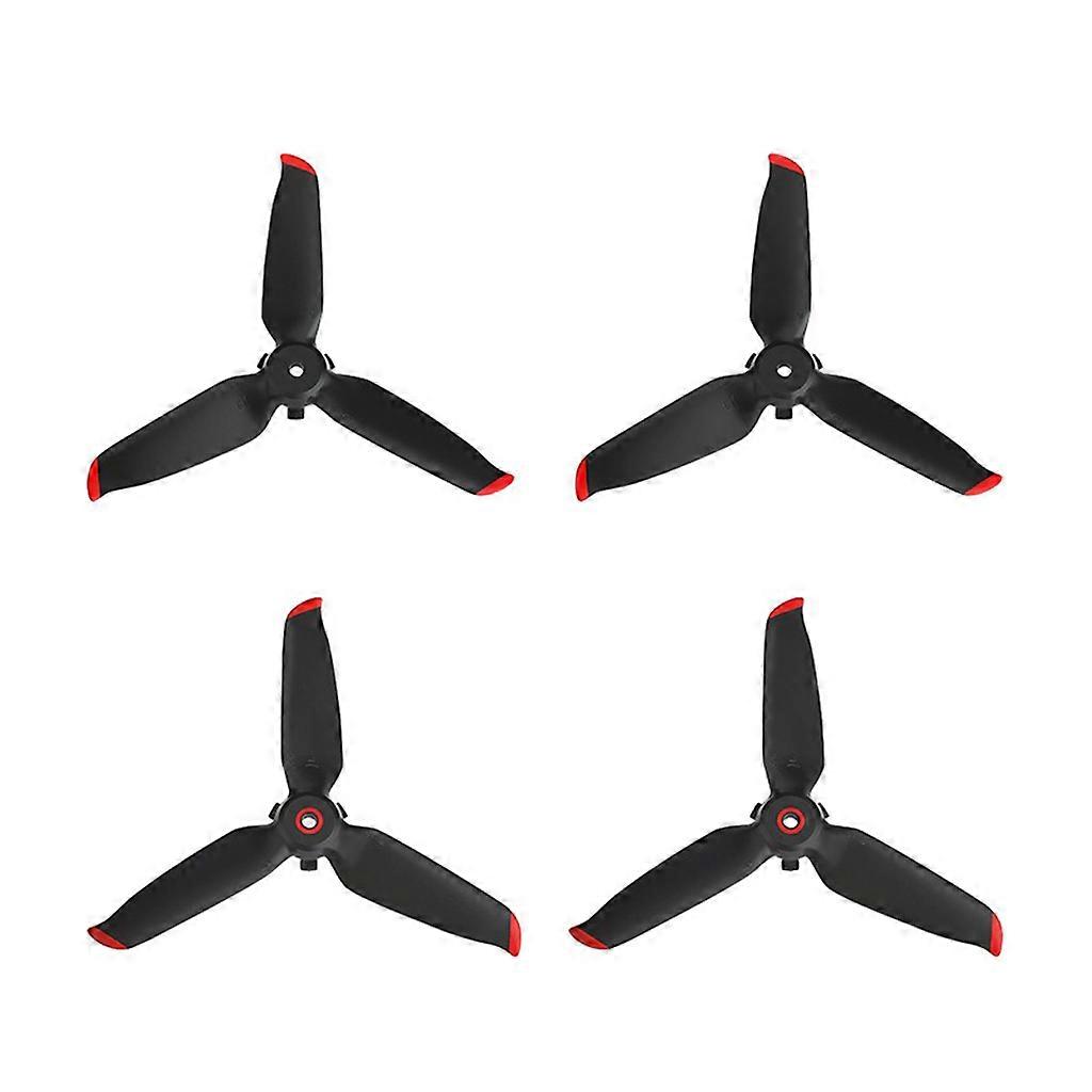 for FPV Combo Mini Unmanned Remote Control Aircraft Propeller Blade Propeller Accessories Low Noise Quick Relese Red